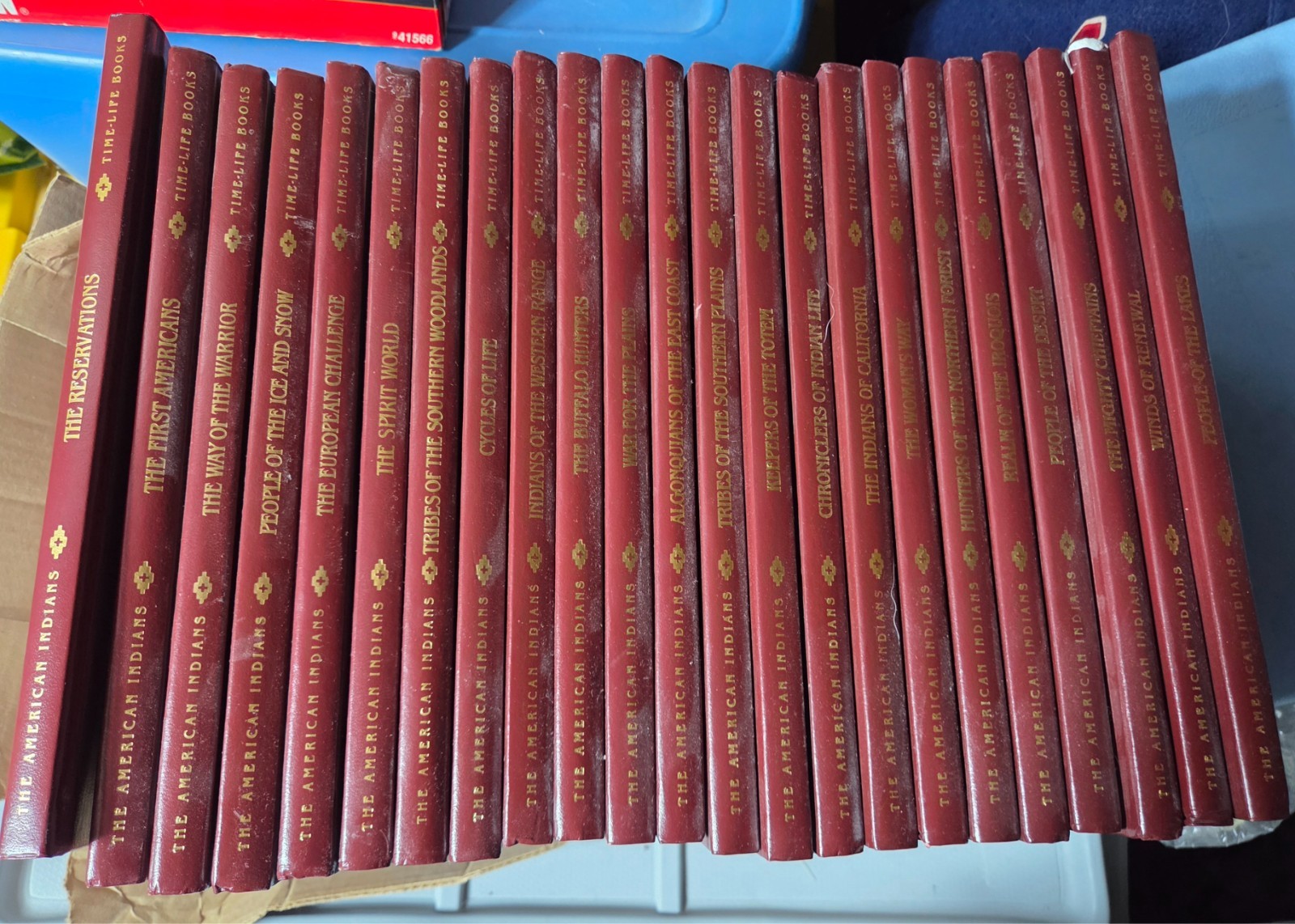 A complete full set of the Time-Life Books The American Indians series consists 
