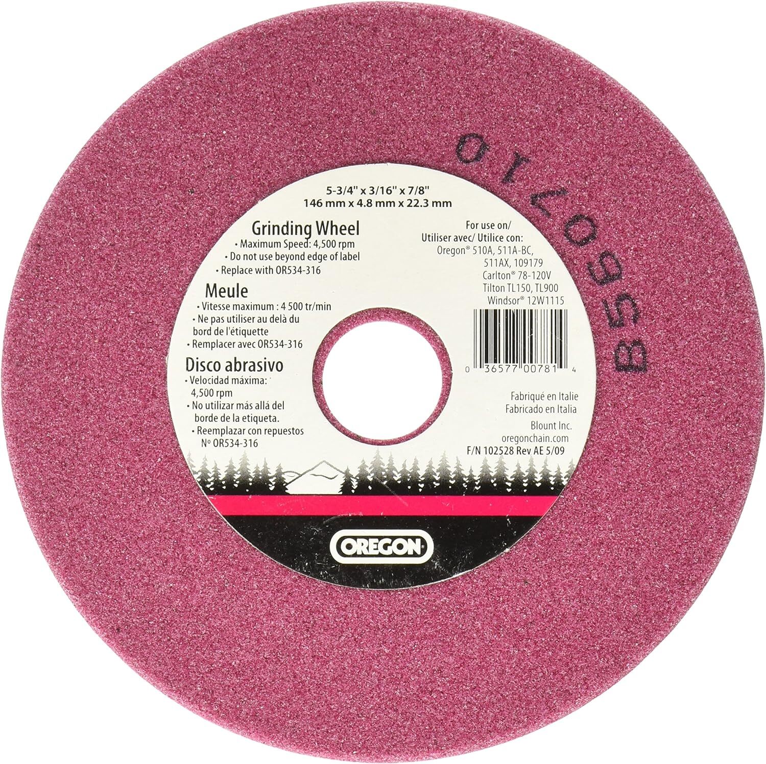 OREGON OR534-316A Grinding Wheel Saw Chain, 3/16 Inch OREGON OR534-316A Grinding Wheel Saw Chain, 3/16 Inch