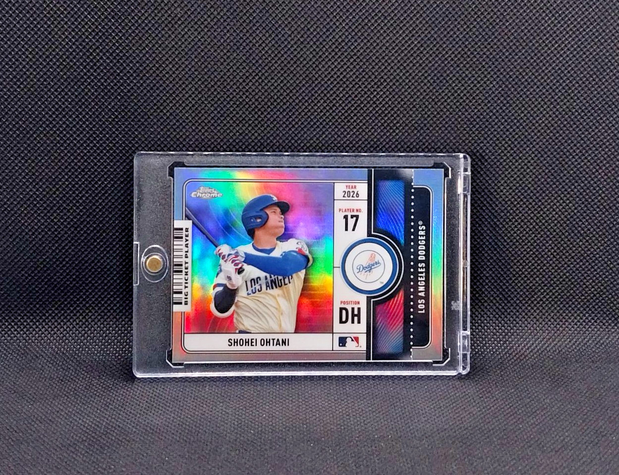 SHOHEI OHTANI REFRACTOR FOIL RAINBOW CARD SP 2026 INVESTMENT TOPPS - DODGERS MVP