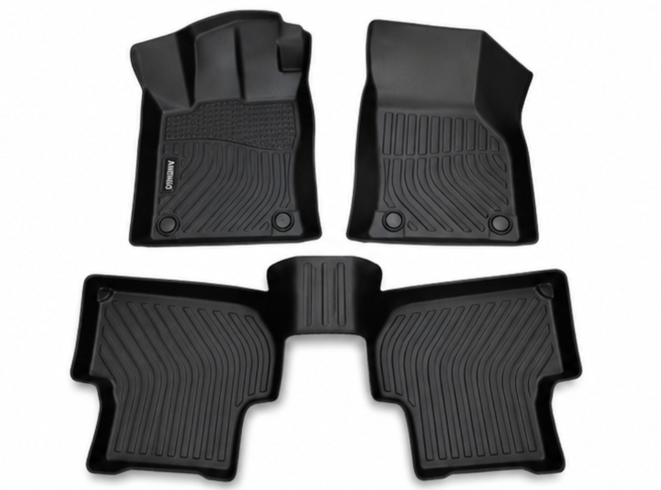 Floor Mats for VW Golf / Golf Alltrack / Golf GTI / G Black TPE 3PC All Weather Floor Mats for VW Golf / Golf Alltrack / Golf GTI / G Black TPE 3PC All Weather
