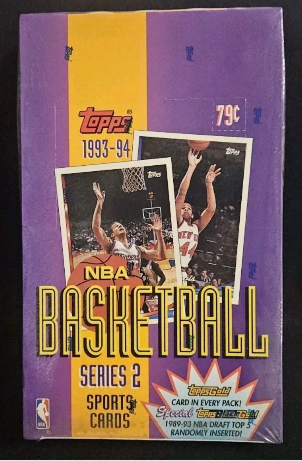 1993-94 Topps NBA Basketball Series 2 Factory Sealed Box 1993-94 Topps NBA Basketball Series 2 Factory Sealed Box