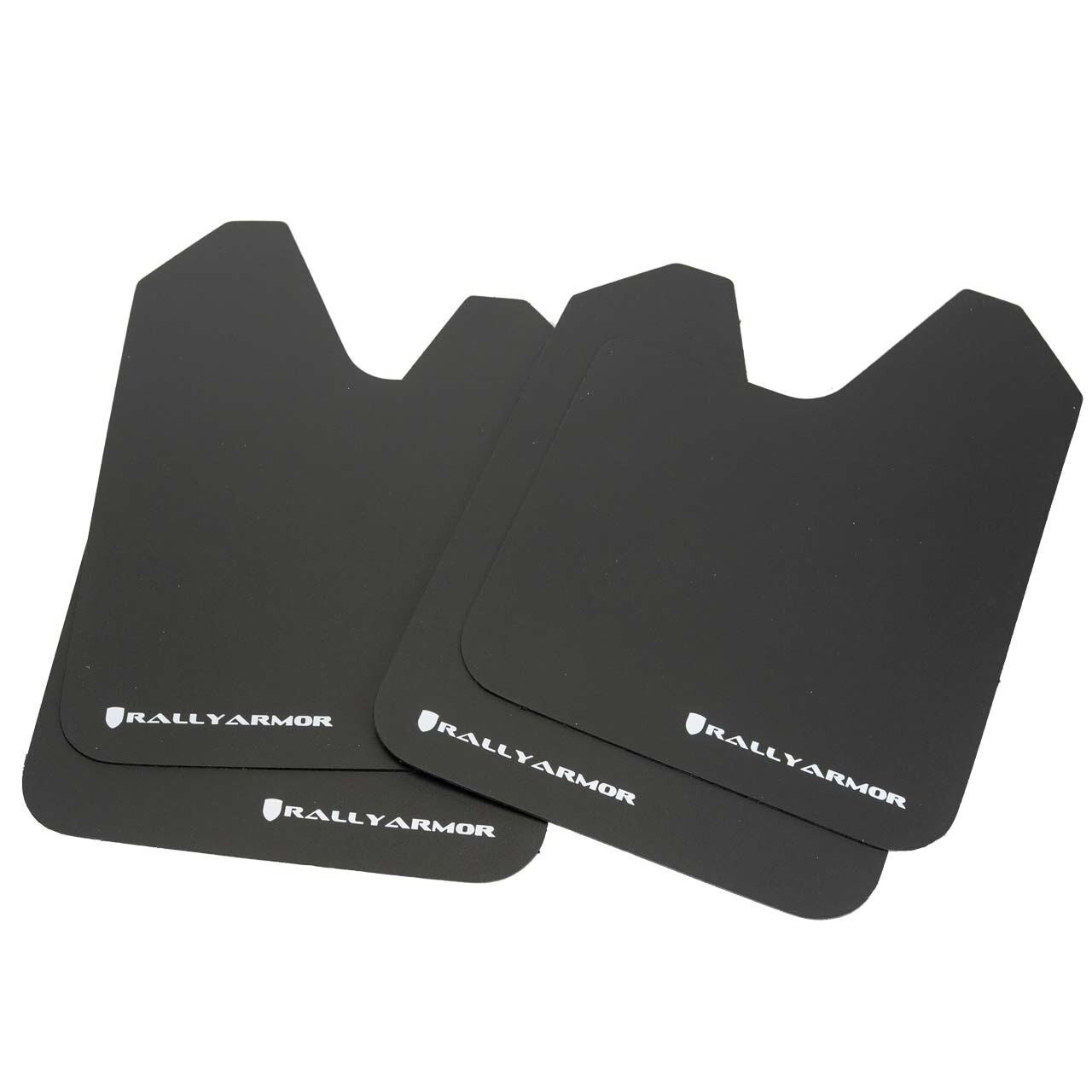 Rally Armor Basic Universal Mud Flaps Set of 4 No HW, BLACK w/ White MF12-BAS-WH Rally Armor Basic Universal Mud Flaps Set of 4 No HW, BLACK w/ White MF12-BAS-WH