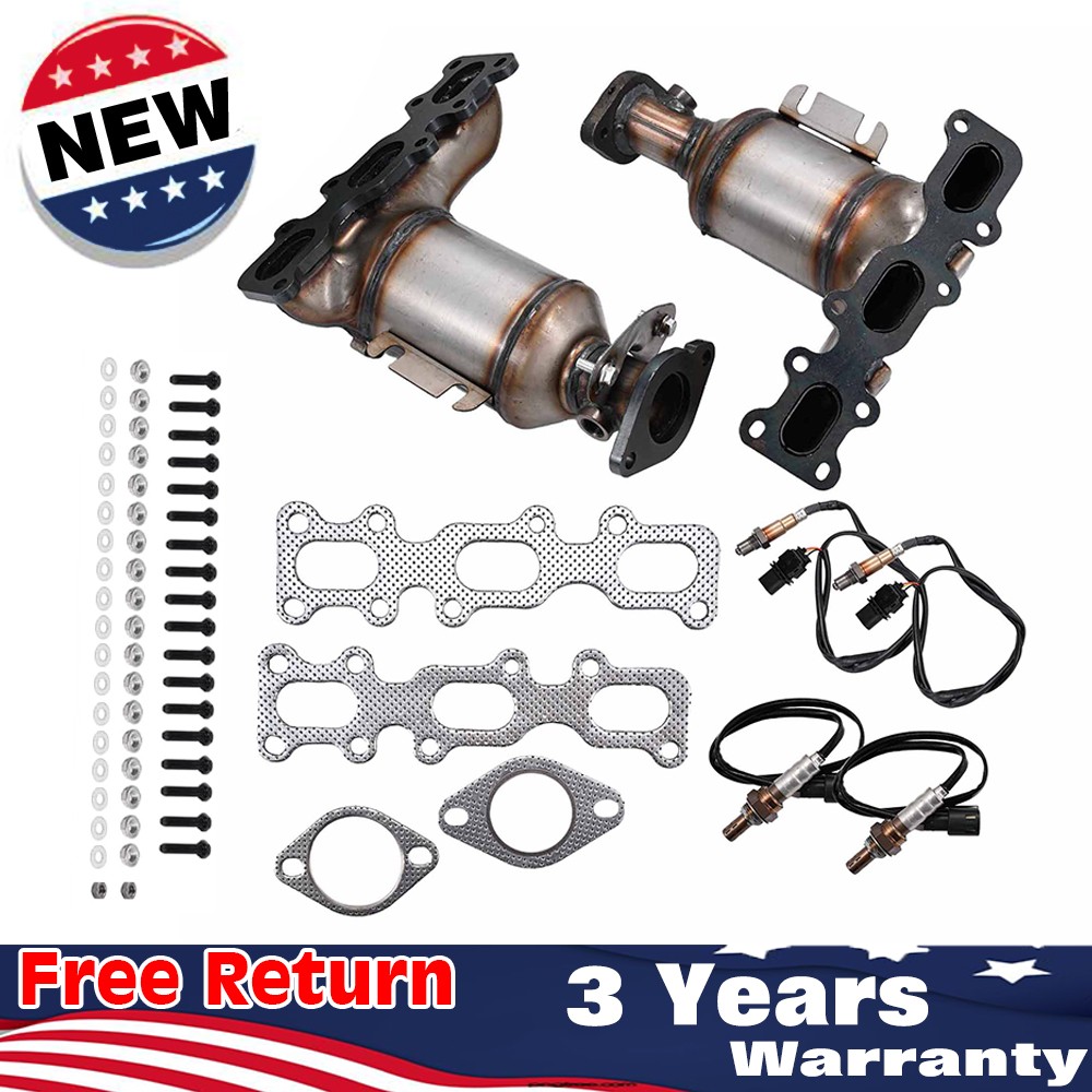 Catalytic Converter Set w/Upstream+Downstream Sensor For 2013-2019 Ford Explorer Catalytic Converter Set w/Upstream+Downstream Sensor For 2013-2019 Ford Explorer