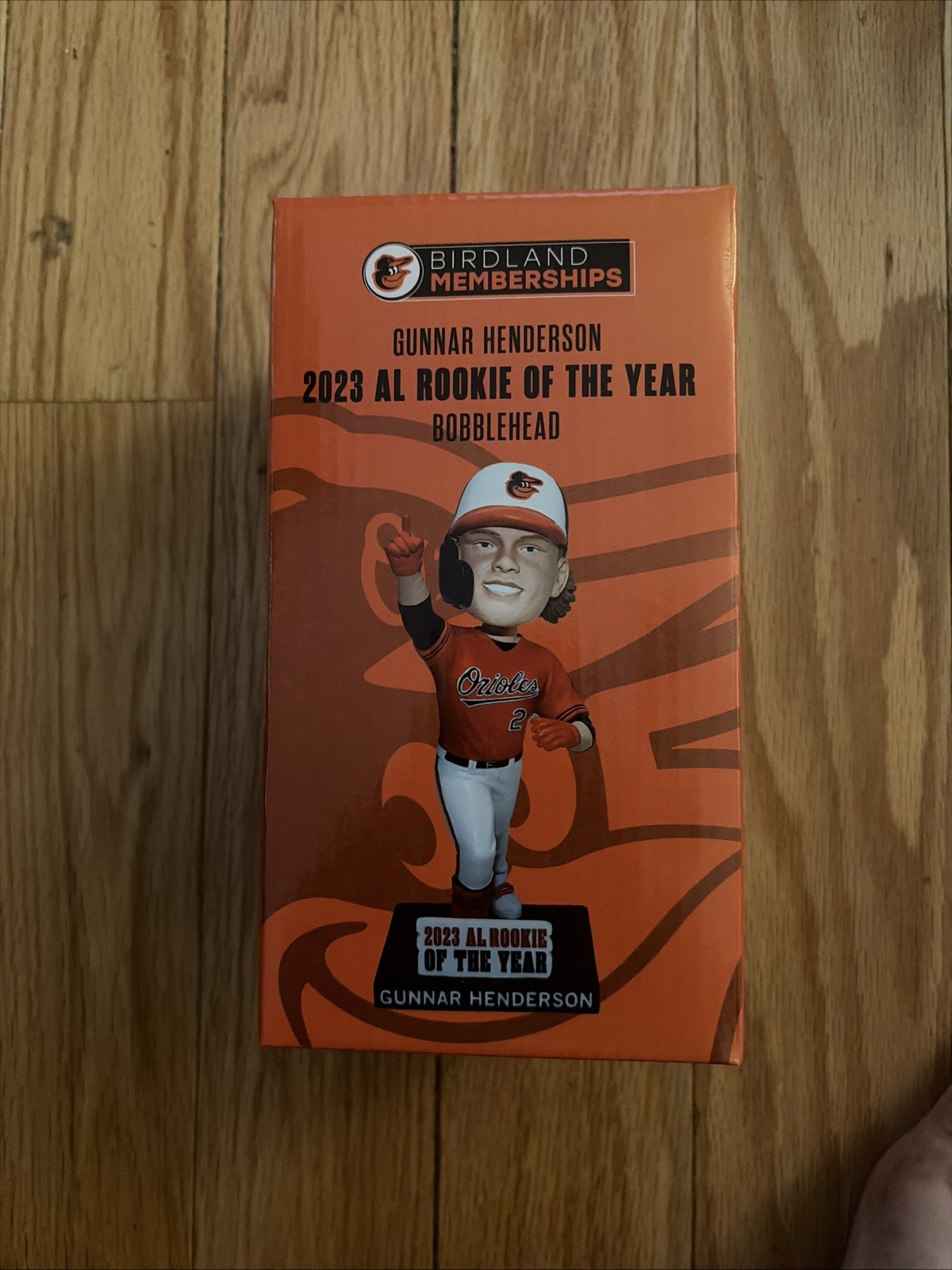 Baltimore Orioles Gunnar Henderson Bobblehead 2023 Birdland Members ROY Baltimore Orioles Gunnar Henderson Bobblehead 2023 Birdland Members ROY