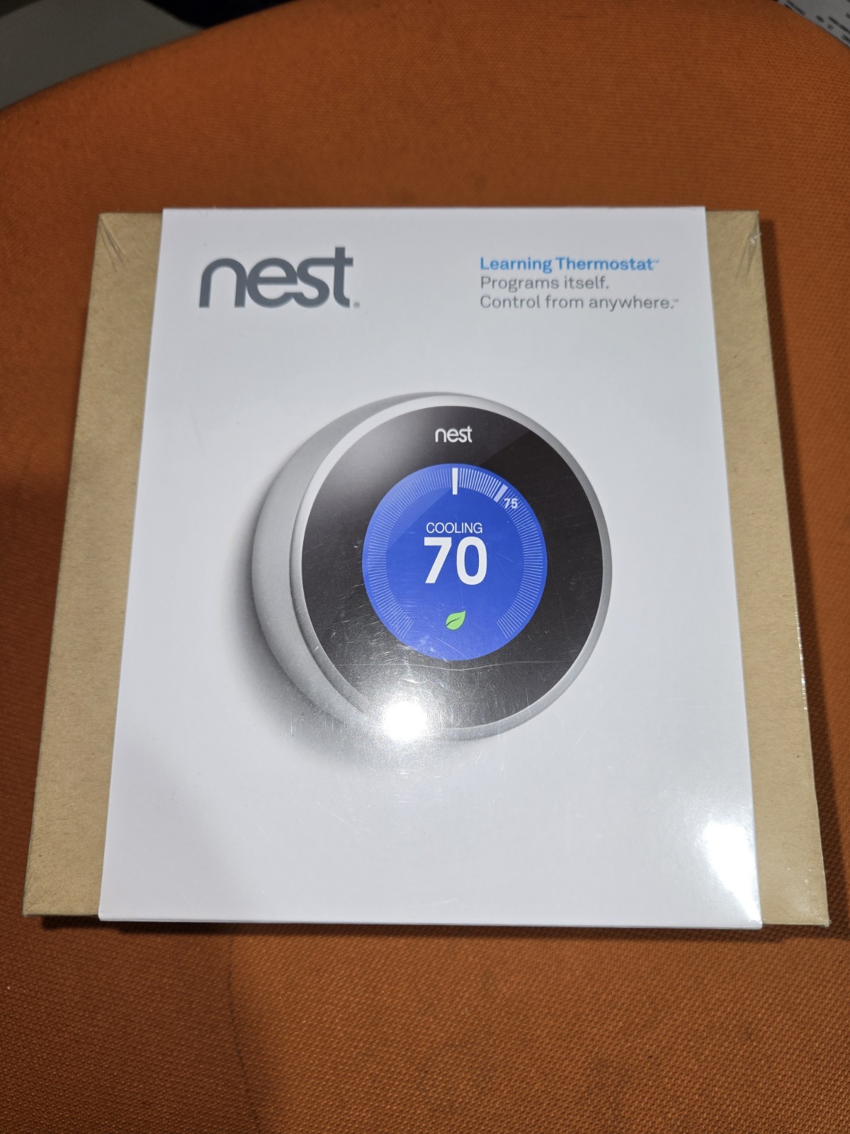 Nest T200577 Learning Thermostat (2nd Generation) Stainless Steel New Sealed Nest T200577 Learning Thermostat (2nd Generation) Stainless Steel New Sealed