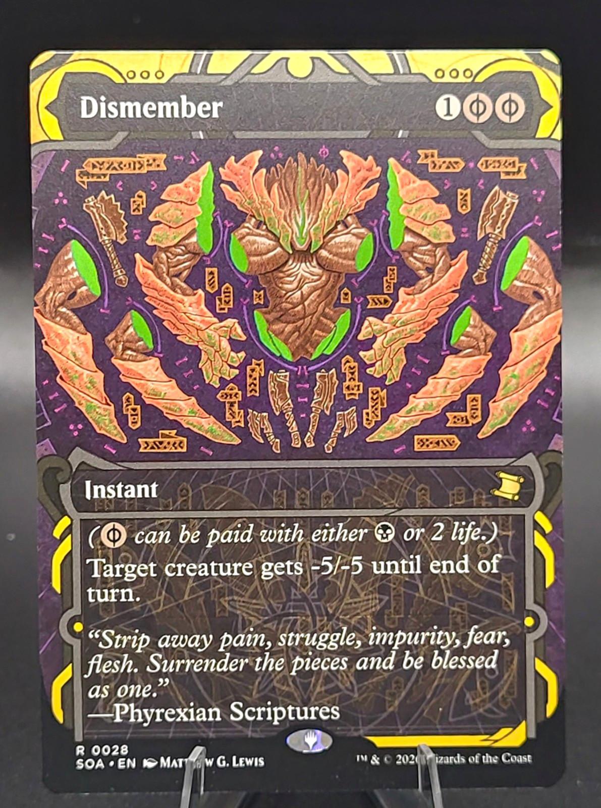 Dismember Secrets of Strixhaven: Mystical Archive Regular Rare #0028 Dismember Secrets of Strixhaven: Mystical Archive Regular Rare #0028