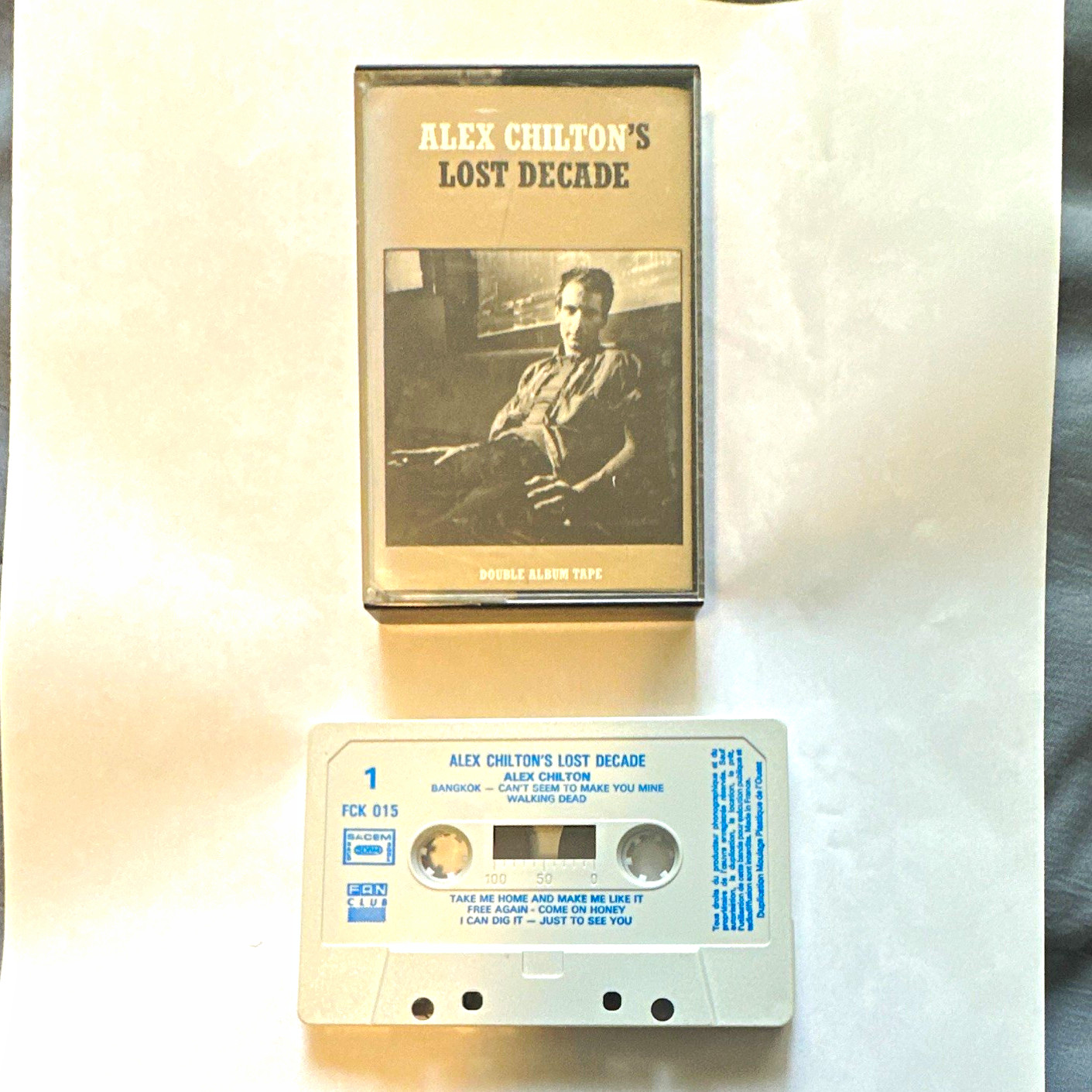 Alex Chilton Alex Chilton\'s Lost Decade Cassette Double Album Fan Club Tested Alex Chilton Alex Chilton\'s Lost Decade Cassette Double Album Fan Club Tested