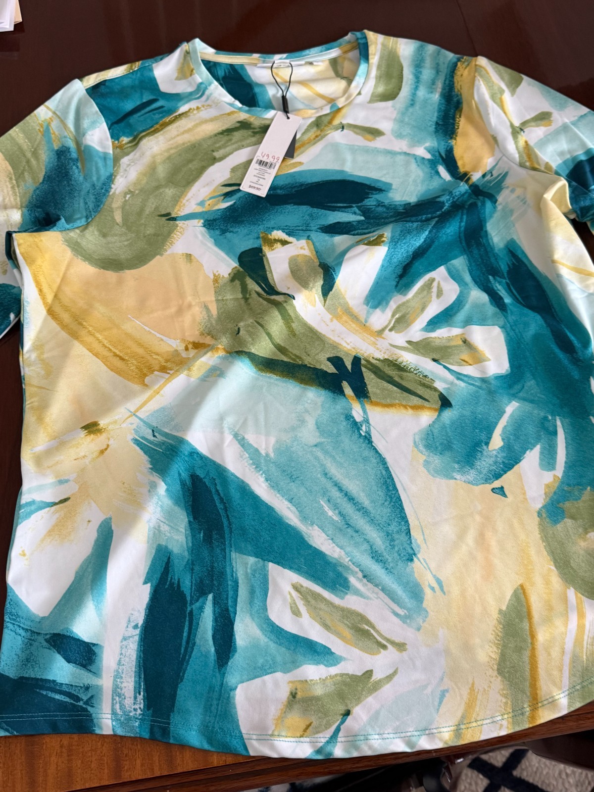Chico’s Zenergy NWT UPF LS Top Sz 2 (Large) Oceano SOLD OUT EVERYWHERE Stunning Chico’s Zenergy NWT UPF LS Top Sz 2 (Large) Oceano SOLD OUT EVERYWHERE Stunning