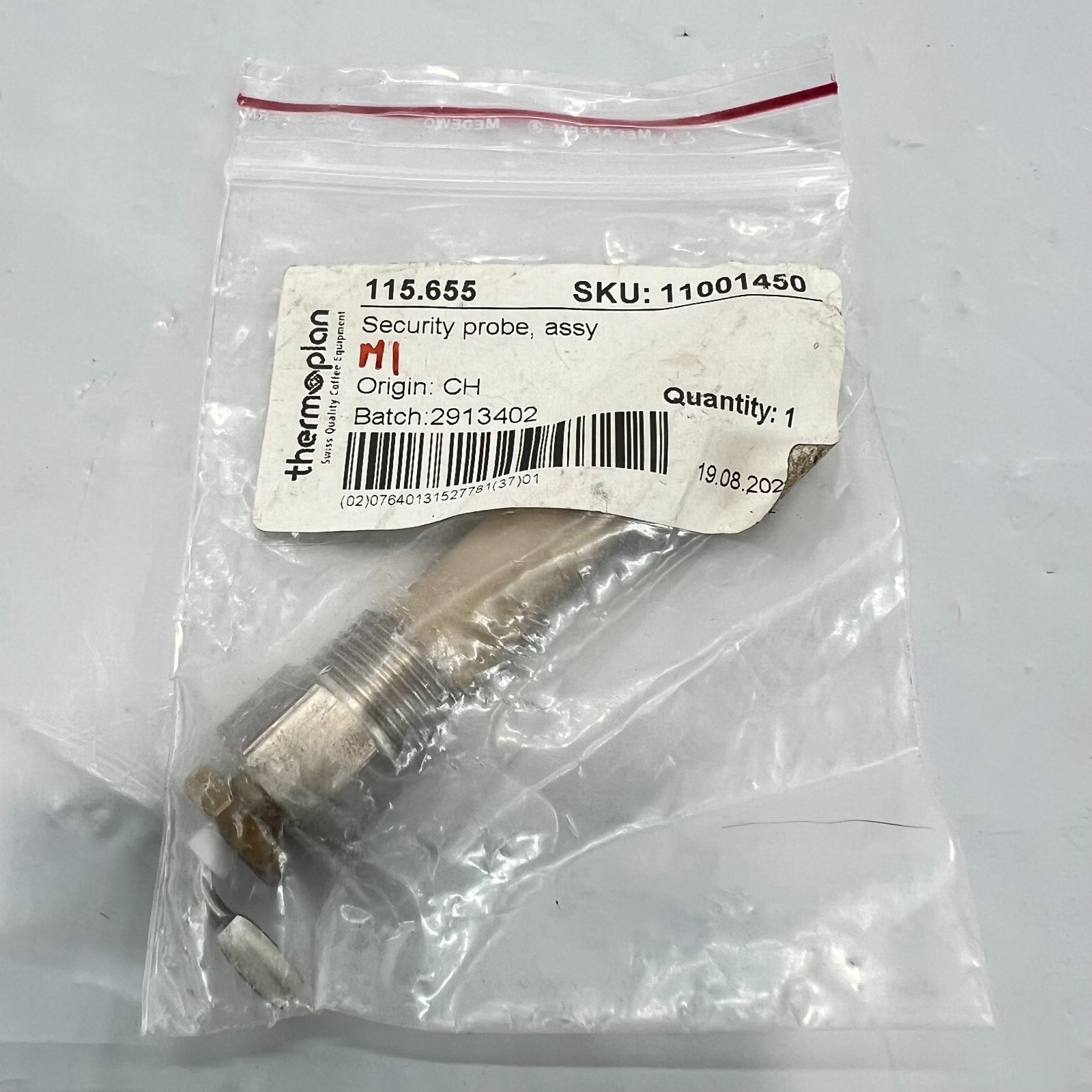 Thermoplan 115.655 Security Probe, Assy