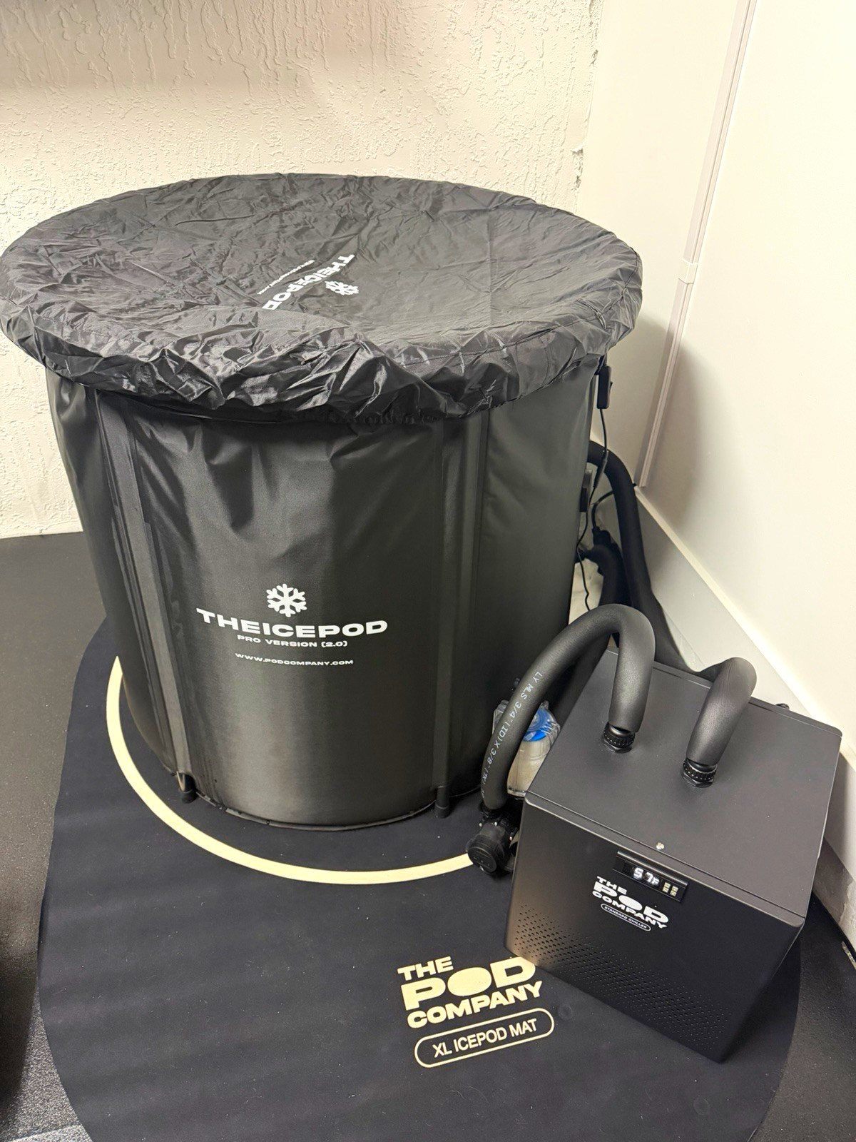 The Pod Company IcePod Pro Ice Bath Tub w/ Chiller, XL Mat & Manual The Pod Company IcePod Pro Ice Bath Tub w/ Chiller, XL Mat & Manual