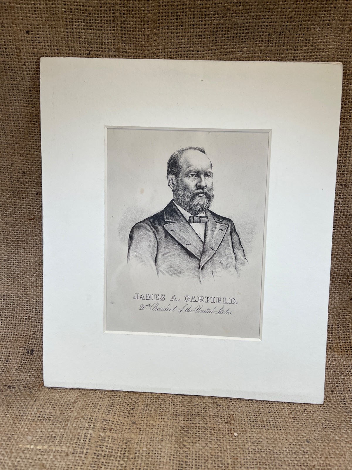JAMES GARFIELD 20th President CURRIER IVES  1881