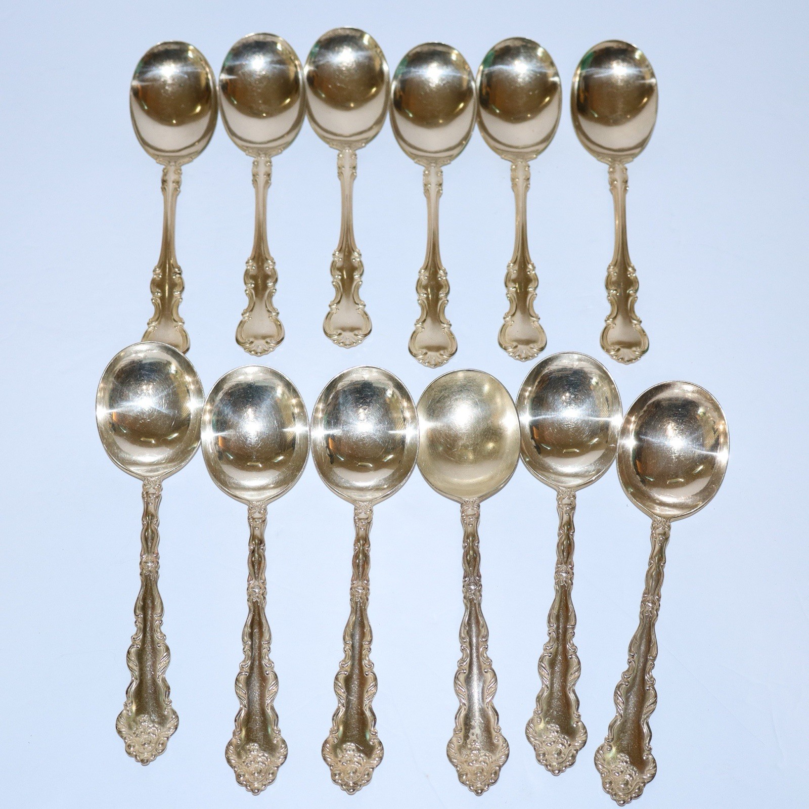 VTG Holmes & Edwards And 1835 R Wallace Fashion Inlaid 1957 Silverware 12 pcs VTG Holmes & Edwards And 1835 R Wallace Fashion Inlaid 1957 Silverware 12 pcs