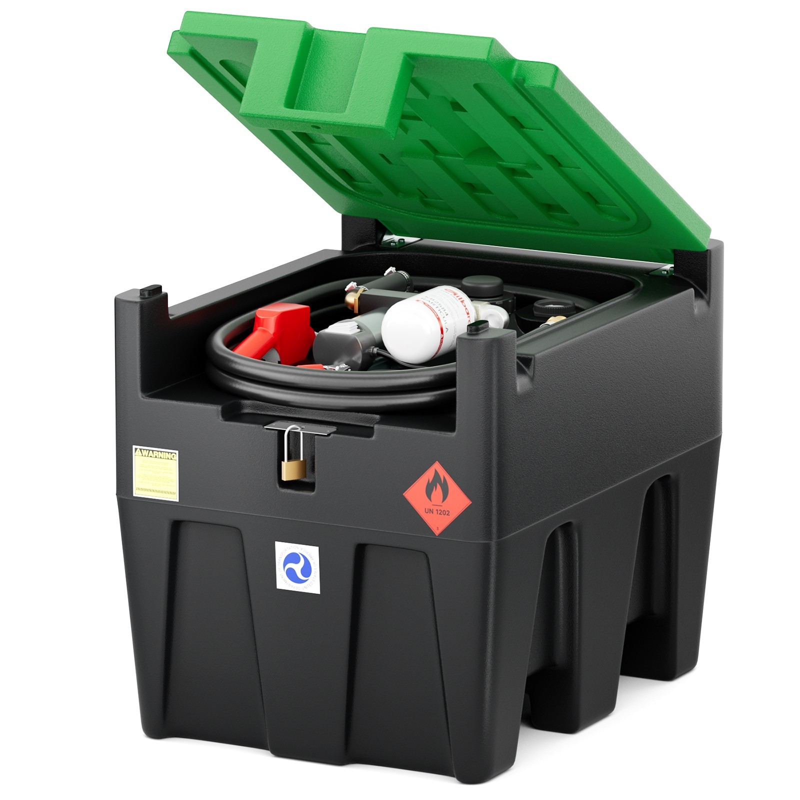 Fuel Transfer Tank 60 Gallon for Gasoline Diesel Gas Tank 10.6 GPM Fast Flow 12V Fuel Transfer Tank 60 Gallon for Gasoline Diesel Gas Tank 10.6 GPM Fast Flow 12V