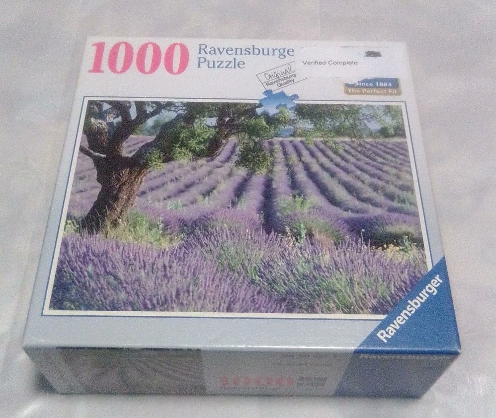 Jigsaw puzzle Ravensburger 1000 Piece Puzzle Lavender Fields 2012 Complete Jigsaw puzzle Ravensburger 1000 Piece Puzzle Lavender Fields 2012 Complete