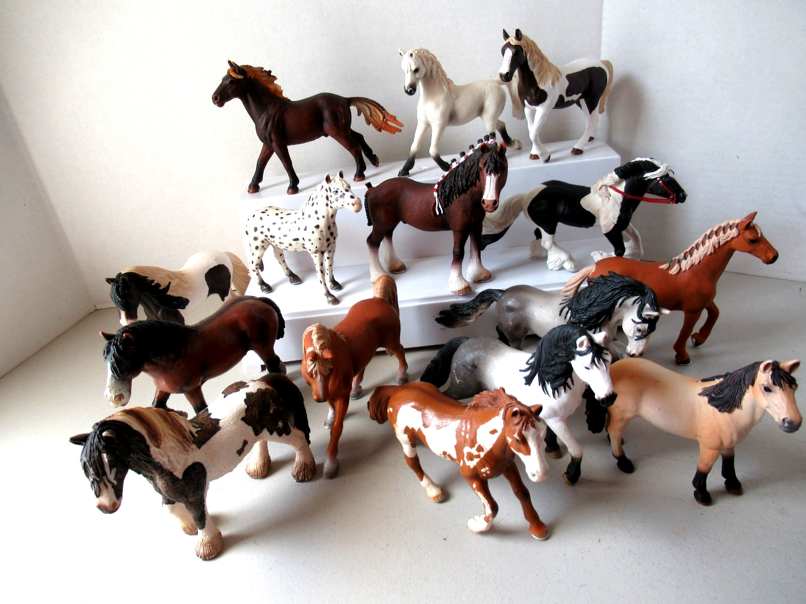 Schleich Horses A Great Variety Some with Braids and Some Retired A Unique Lot Schleich Horses A Great Variety Some with Braids and Some Retired A Unique Lot