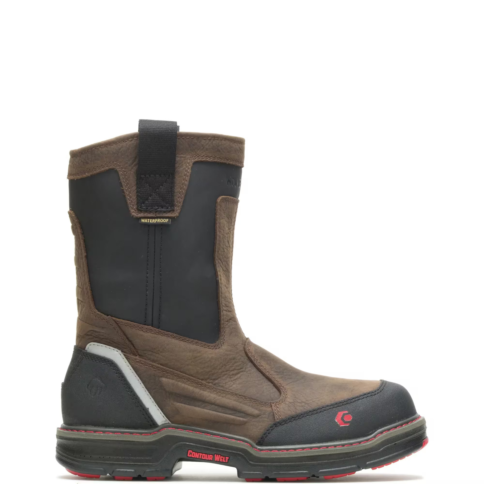 Wolverine Men Overman Waterproof CarbonMAX®  Wellington Work Boots Leather