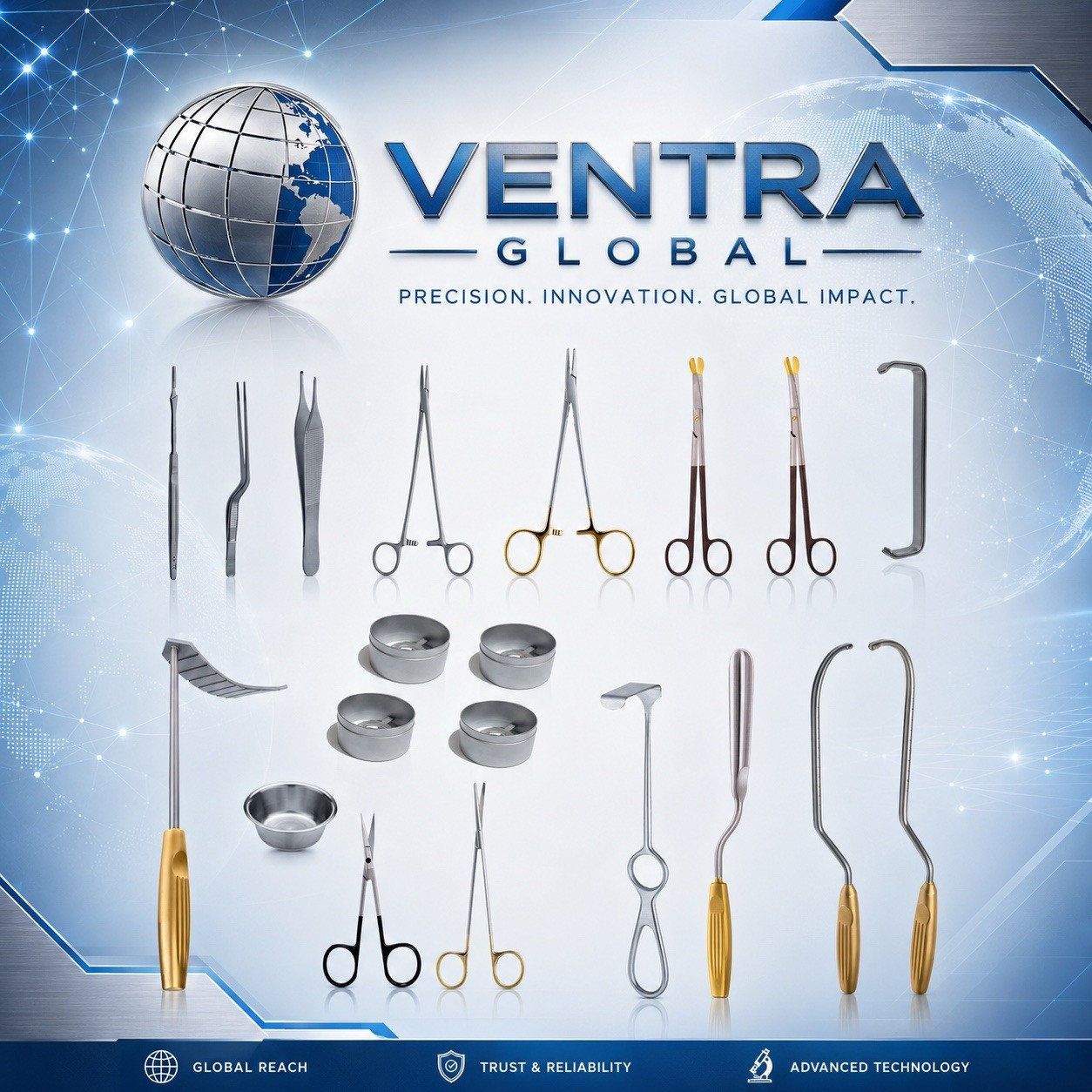 Ventra Global Surgical Instrument Set for General Surgery (Assorted Instruments) Ventra Global Surgical Instrument Set for General Surgery (Assorted Instruments)