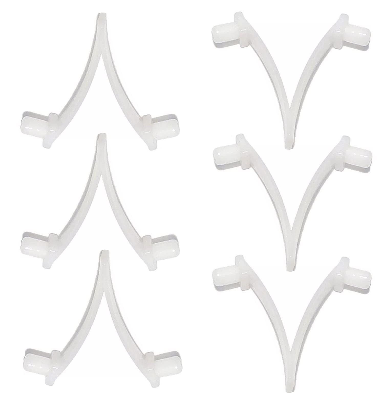 ATIE Butterfly Pool Clips - 6 Pack Attachment for Swimming White
