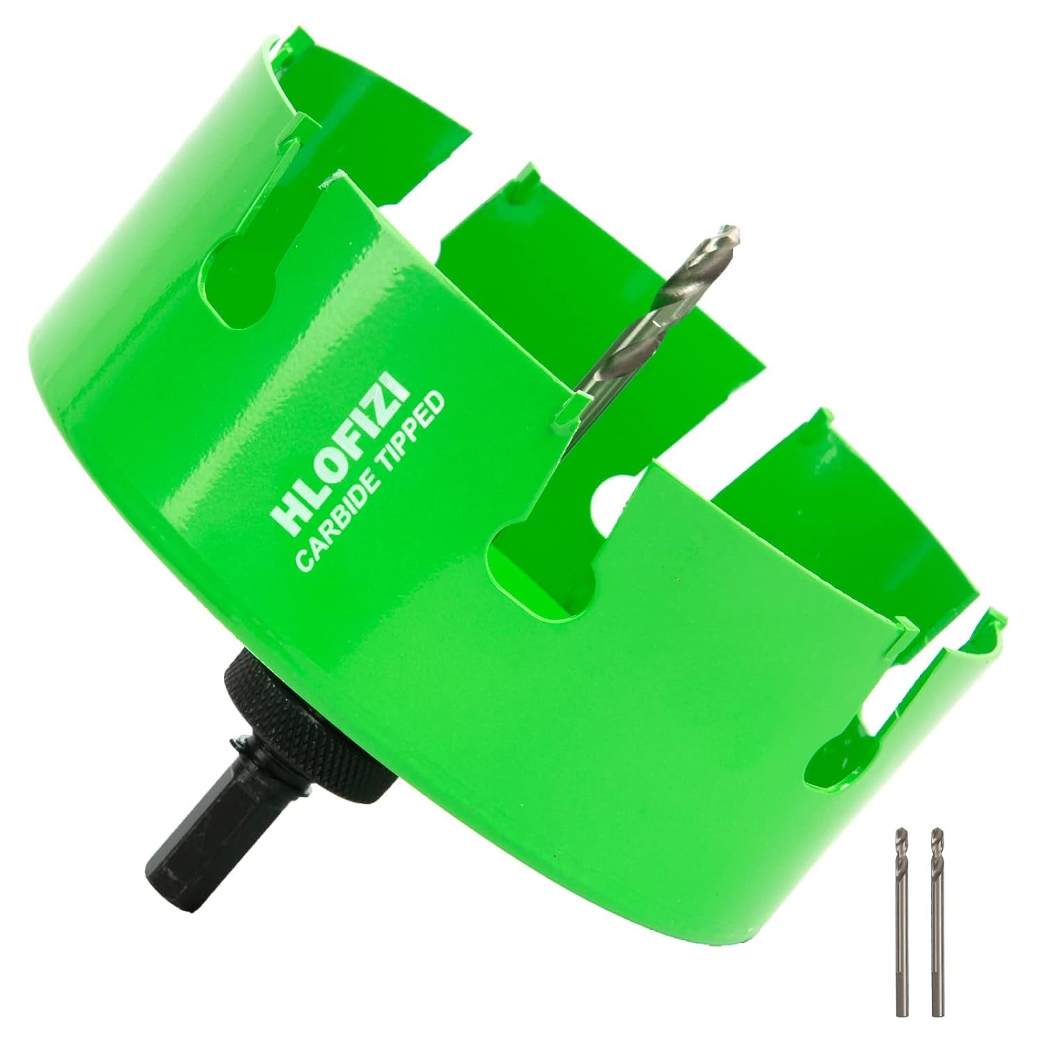 6-1/8 Inch Hole Saw, Carbide Tipped, Hard Wood, Drywall, Plastic, Arbor