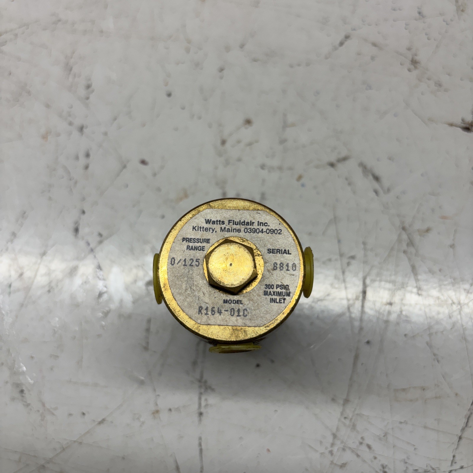 Watts Fluidair Regulator, pn R164-01C 300 psi. Watts Fluidair Regulator, pn R164-01C 300 psi.