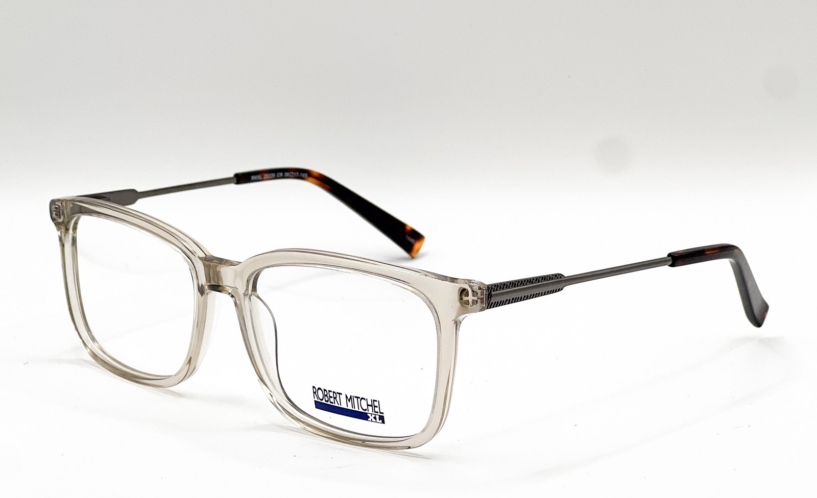 Robert Mitchel XL Rmxl 20220 CR Crystal Authentic Eyeglass Frames 56-17