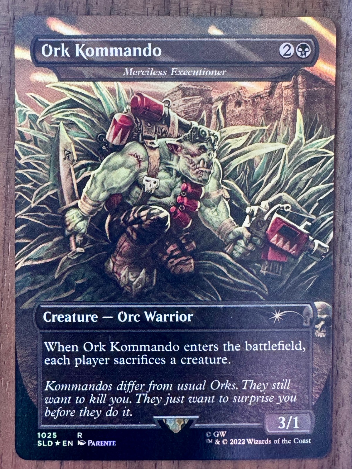 Ork Kommando (Merciless Executioner) [Secret Lair Drop Warhammer] MTG NM Foil
