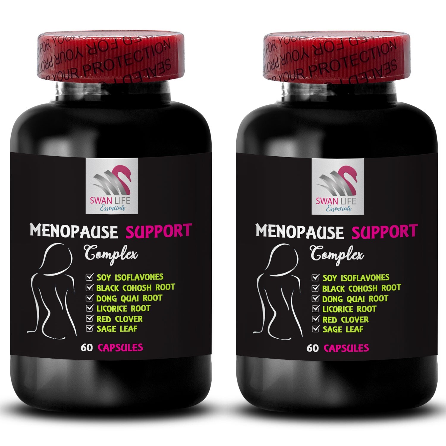 Women’s Night Formula - MENOPAUSE SUPPORT SUPPLEMENT - Botanical Wellness Aid 2B