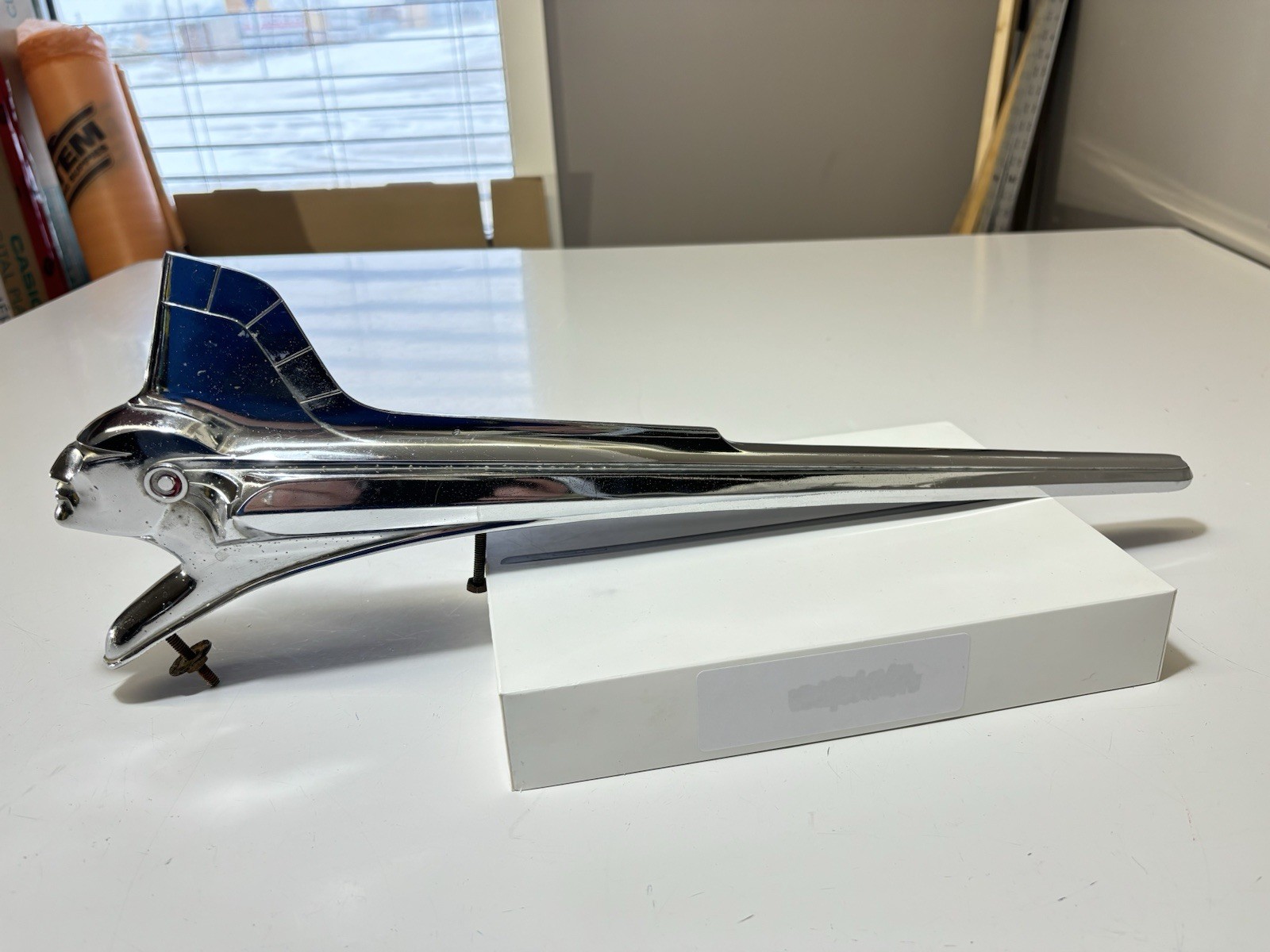 1951-52 Pontiac Hood Ornament , 514855, Original 1951-52 Pontiac Hood Ornament , 514855, Original