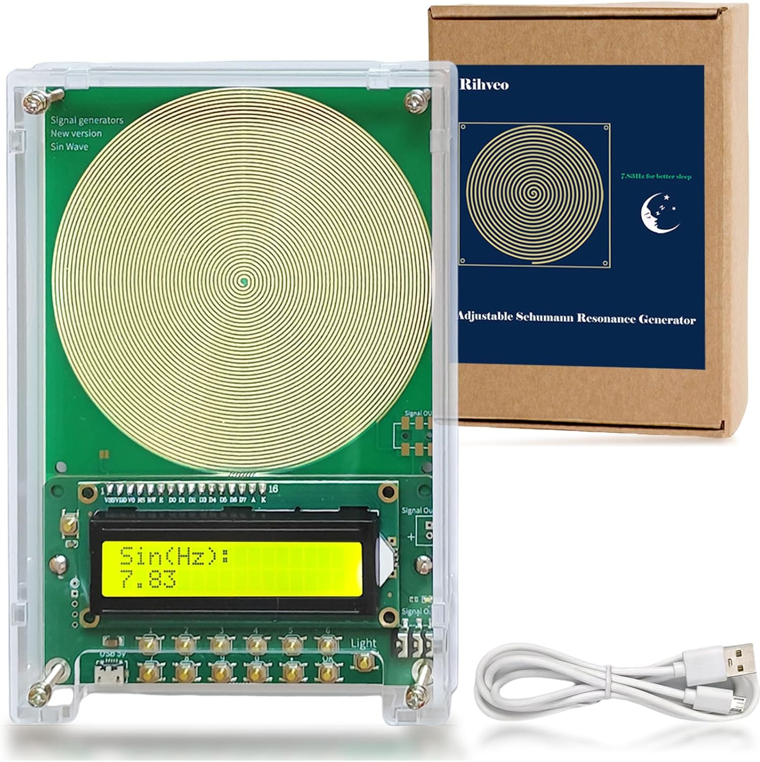 Adjustable Frequency Generator for Healing (0.01Hz-299Khz) 7.83Hz Schumann Reso Adjustable Frequency Generator for Healing (0.01Hz-299Khz) 7.83Hz Schumann Reso