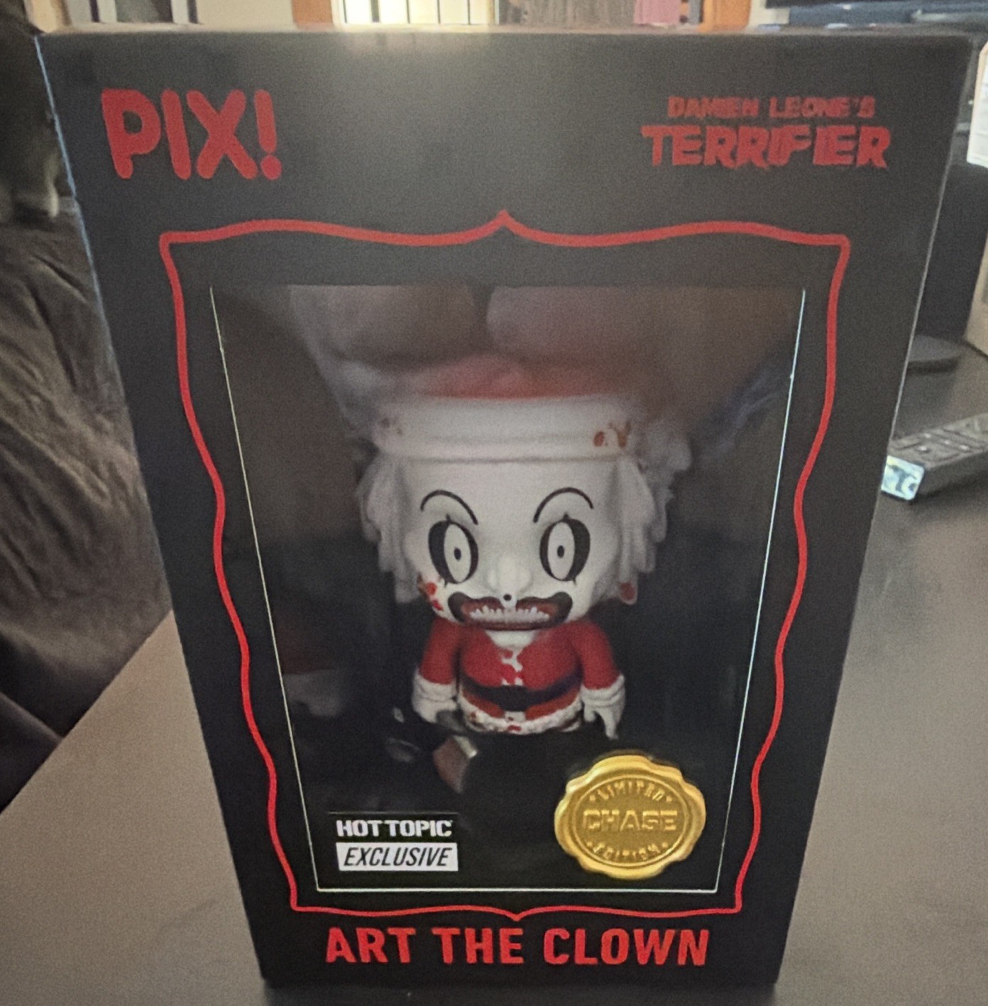 Thrilljoy Pix Terrifier Art The Clown Chase Hot Topic Exclusive Christmas Thrilljoy Pix Terrifier Art The Clown Chase Hot Topic Exclusive Christmas