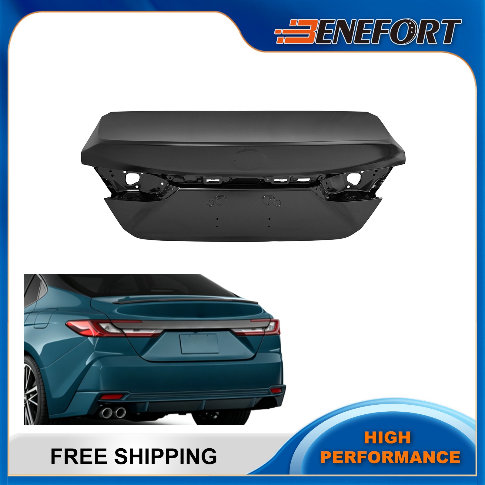 For 2025 Toyota Camry LE SE XLE XSE Rear Trunk Deck Lid Shell Panel 64401-AQ010
