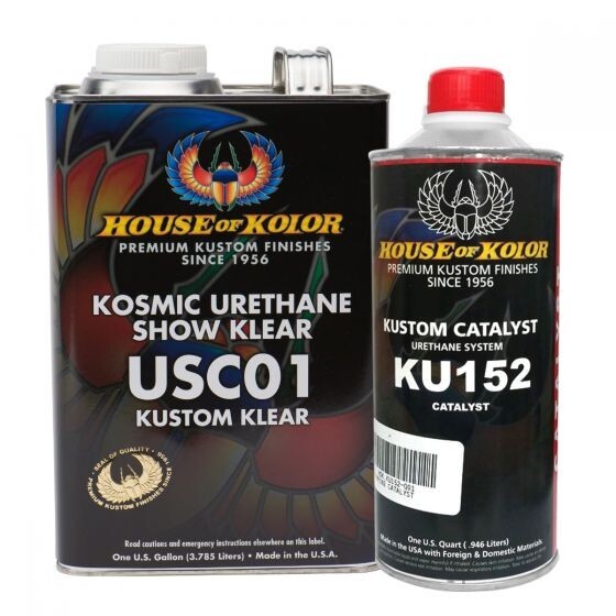 HOUSE OF KOLOR USC01 Kosmic Urethane Show Klear Low VOC Clearcoat,GALLON KIT HOUSE OF KOLOR USC01 Kosmic Urethane Show Klear Low VOC Clearcoat,GALLON KIT