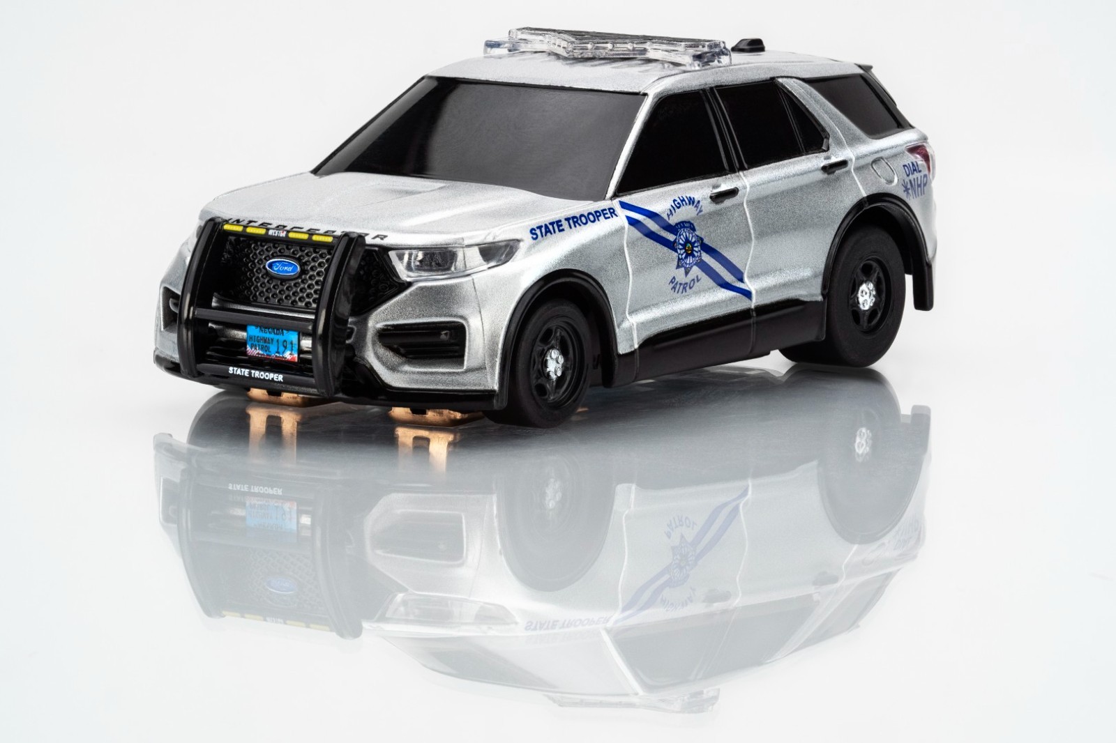 AFX Police Interceptor NHP Flashing Over Head and Front and Rear 17 LED\'s 22105