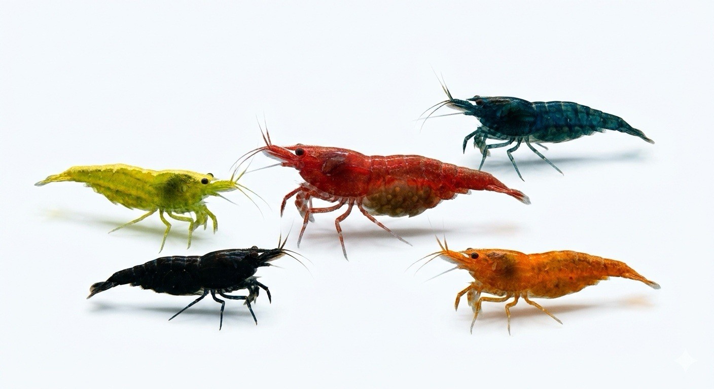 100+ Live Shrimp 20Black 20Red 20Orange20 Blue20Yellow Please Read Description