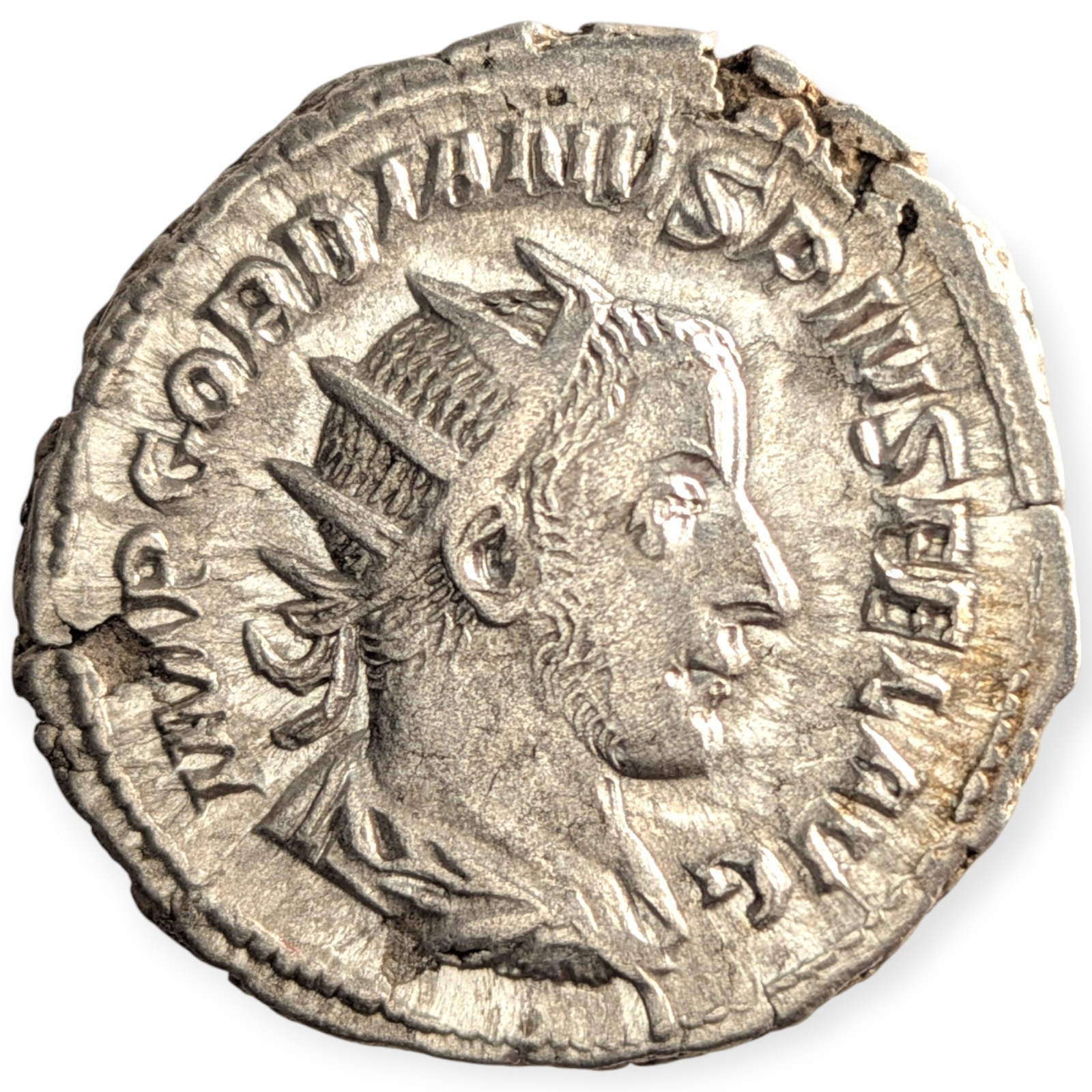 243-4AD Gordian III Antoninianus Provid Avg Roman Empire Silver Ancient Coin 16R