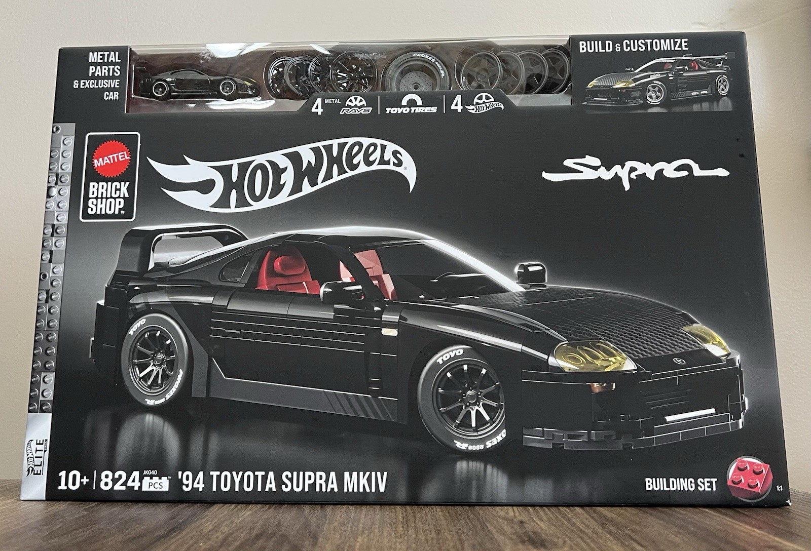 Mattel Brick Shop Hot Wheels Elite Series \'94 Toyota Supra MKIV Building Set Mattel Brick Shop Hot Wheels Elite Series \'94 Toyota Supra MKIV Building Set