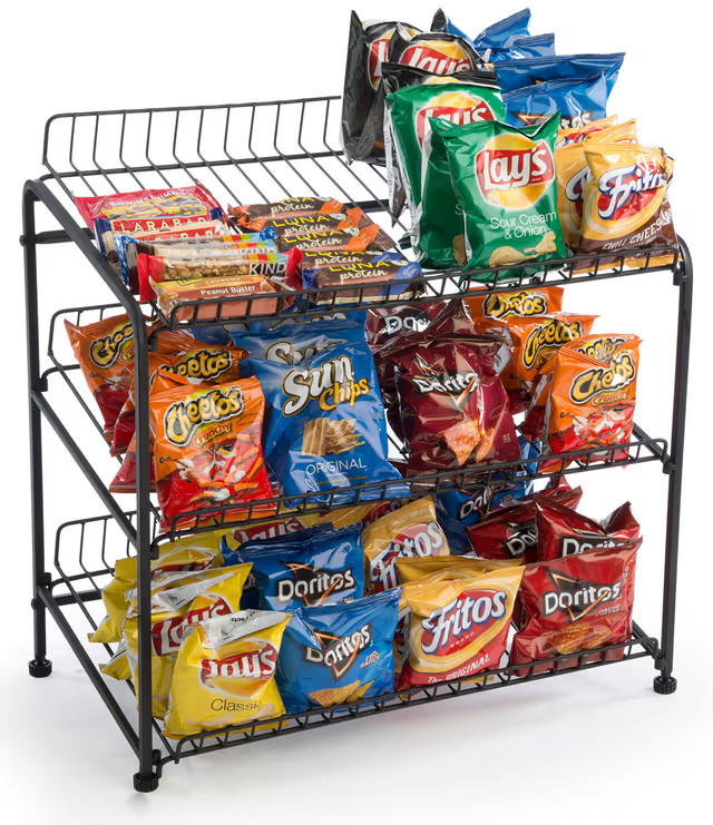 Displays2Go Wire Countertop Display Rack Retail Store Merchandise Shelf