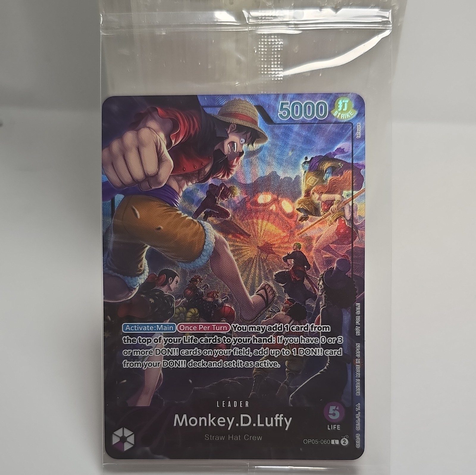 One Piece PSA Magazine Promo Sealed Monkey.D.Luffy #OP05-060 MINT Condition FIRE One Piece PSA Magazine Promo Sealed Monkey.D.Luffy #OP05-060 MINT Condition FIRE