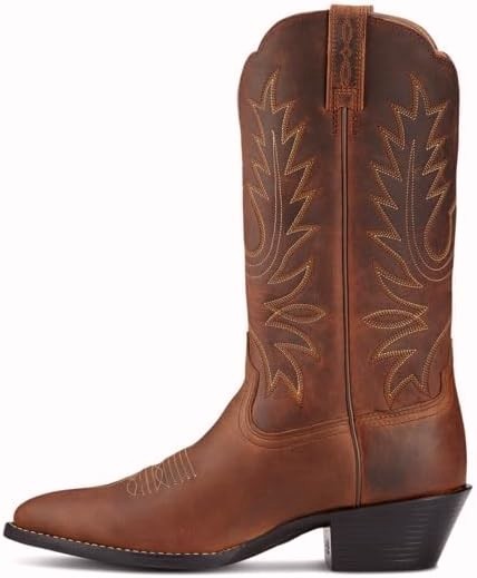 Ariat Heritage Round Toe Western Boots - Women’s Leather Cowgirl Boots Sz 8 Ariat Heritage Round Toe Western Boots - Women’s Leather Cowgirl Boots Sz 8