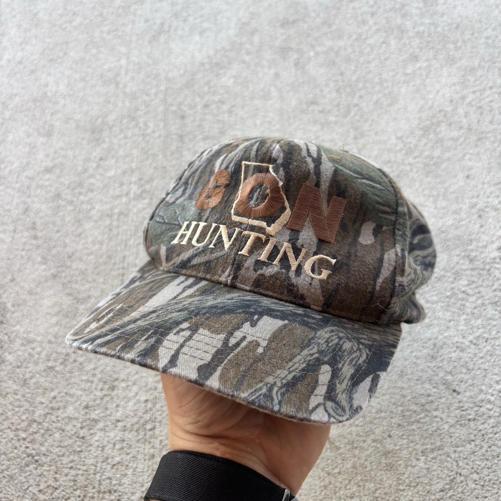Vintage Mossy Oak Treestand GON Outdoors Snap Back Hat Vintage Mossy Oak Treestand GON Outdoors Snap Back Hat
