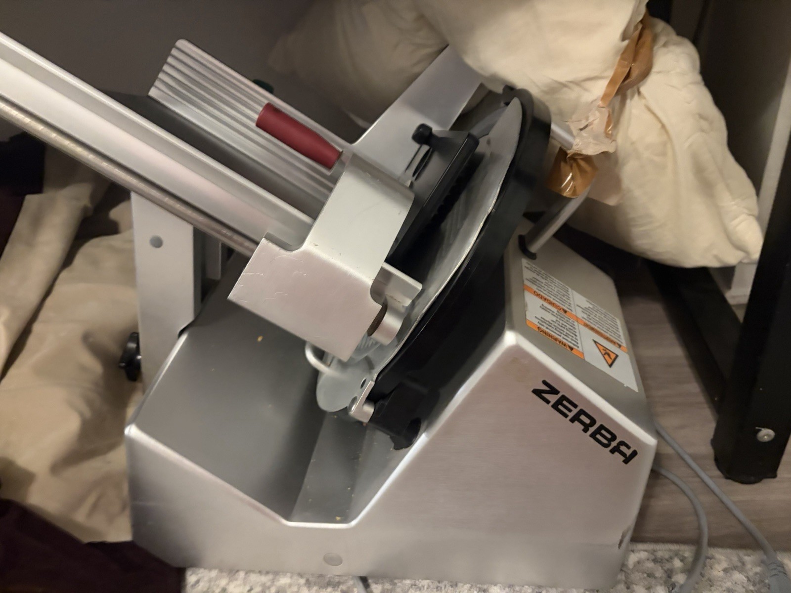 Bizerba GSP H 33 Commercial Manual Gravity Feed Meat Slicer 2016 w/ Sharpener