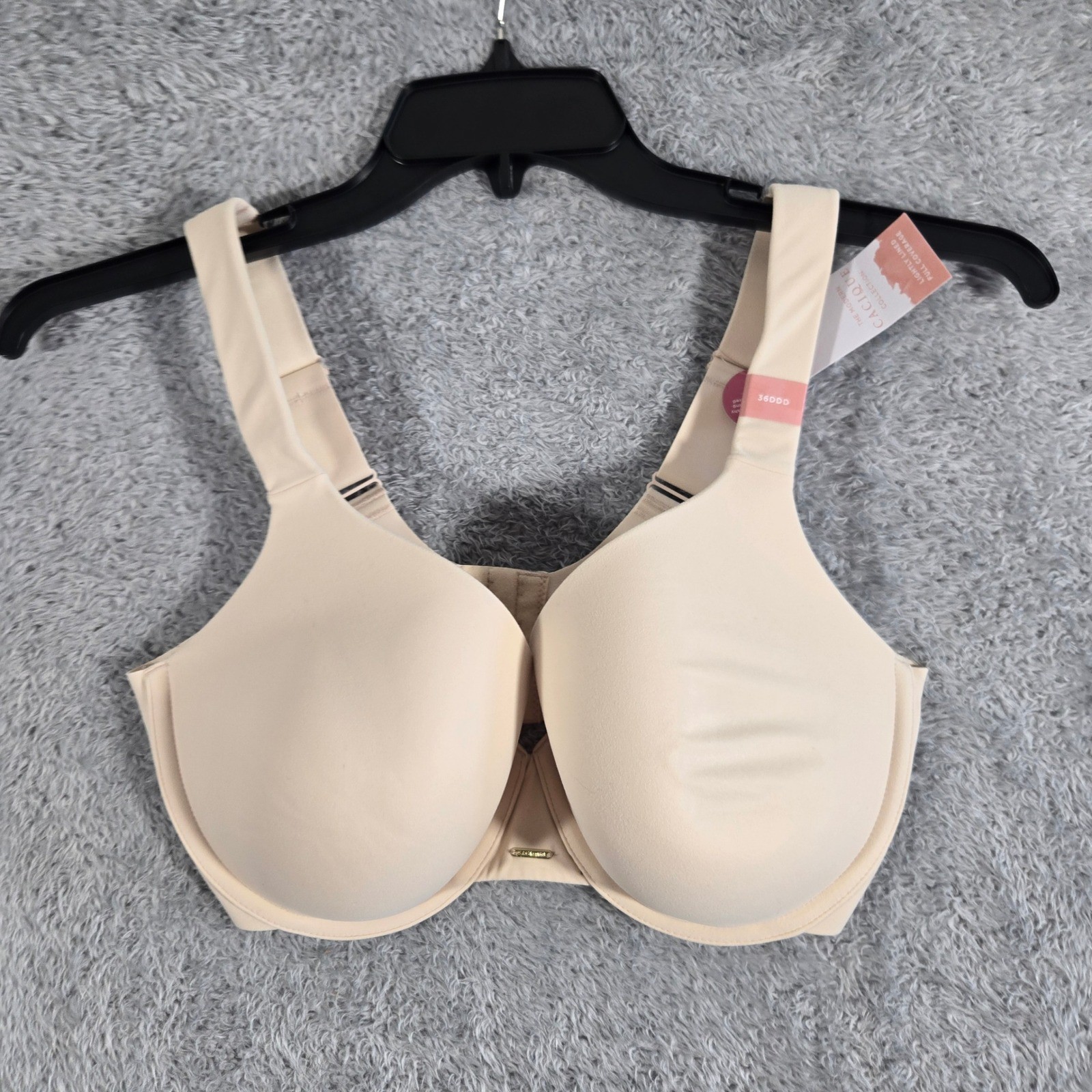 Cacique Modern Collection Lightly Lined Full Coverage Bra Beige Nude 36DDD NWT Cacique Modern Collection Lightly Lined Full Coverage Bra Beige Nude 36DDD NWT