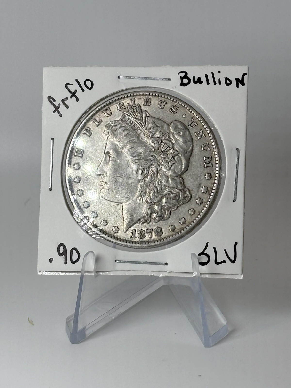 Morgan Silver Dollar 1878 Philadelphia Mint Reverse Of 79 Rare #18 Morgan Silver Dollar 1878 Philadelphia Mint Reverse Of 79 Rare #18