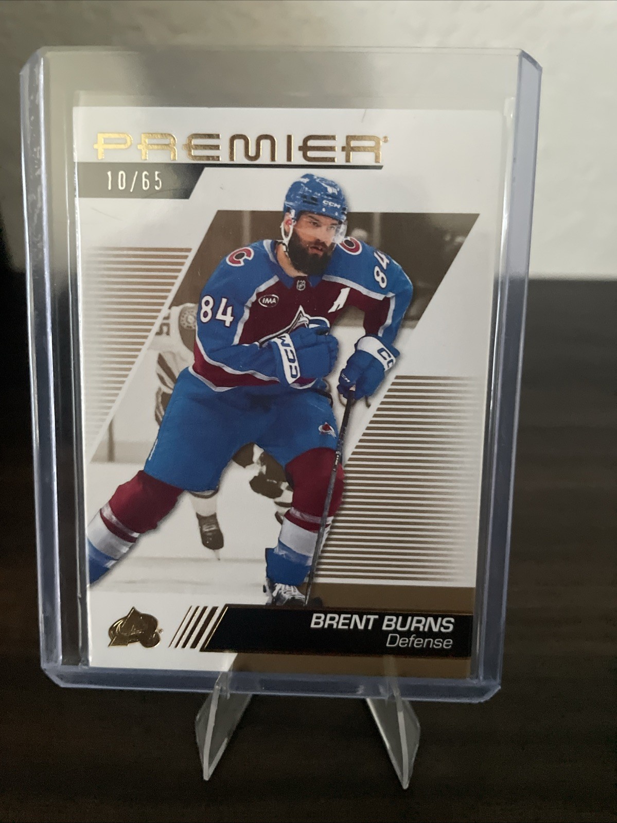 2025-26 Upper Deck Premier Brent Burns /65 Base Gold FAST SHIPPING Avalanche 2025-26 Upper Deck Premier Brent Burns /65 Base Gold FAST SHIPPING Avalanche