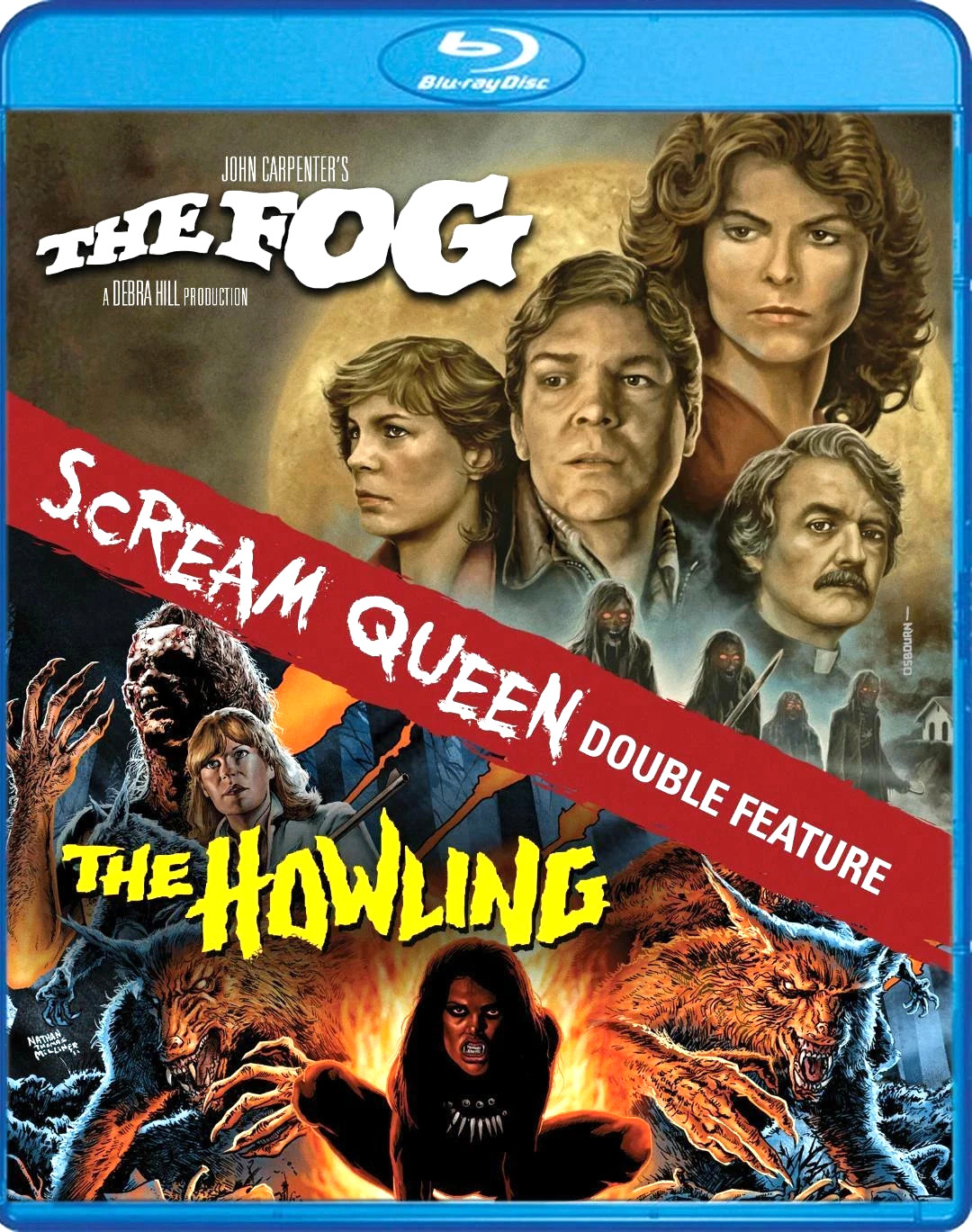 Scream Queen Double Feature: The Fog/The Howling (Blu-ray) BRAND NEW Scream Queen Double Feature: The Fog/The Howling (Blu-ray) BRAND NEW