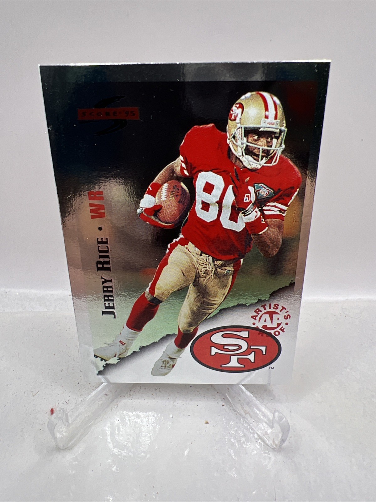 1995 Score - Jerry Rice #3 Red Siege Artist Proof *COLOR MATCH* 1995 Score - Jerry Rice #3 Red Siege Artist Proof *COLOR MATCH*