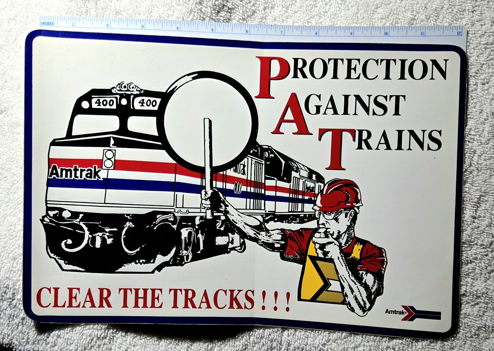 Large Vintage Safety Decal New Large Vintage Safety Decal New