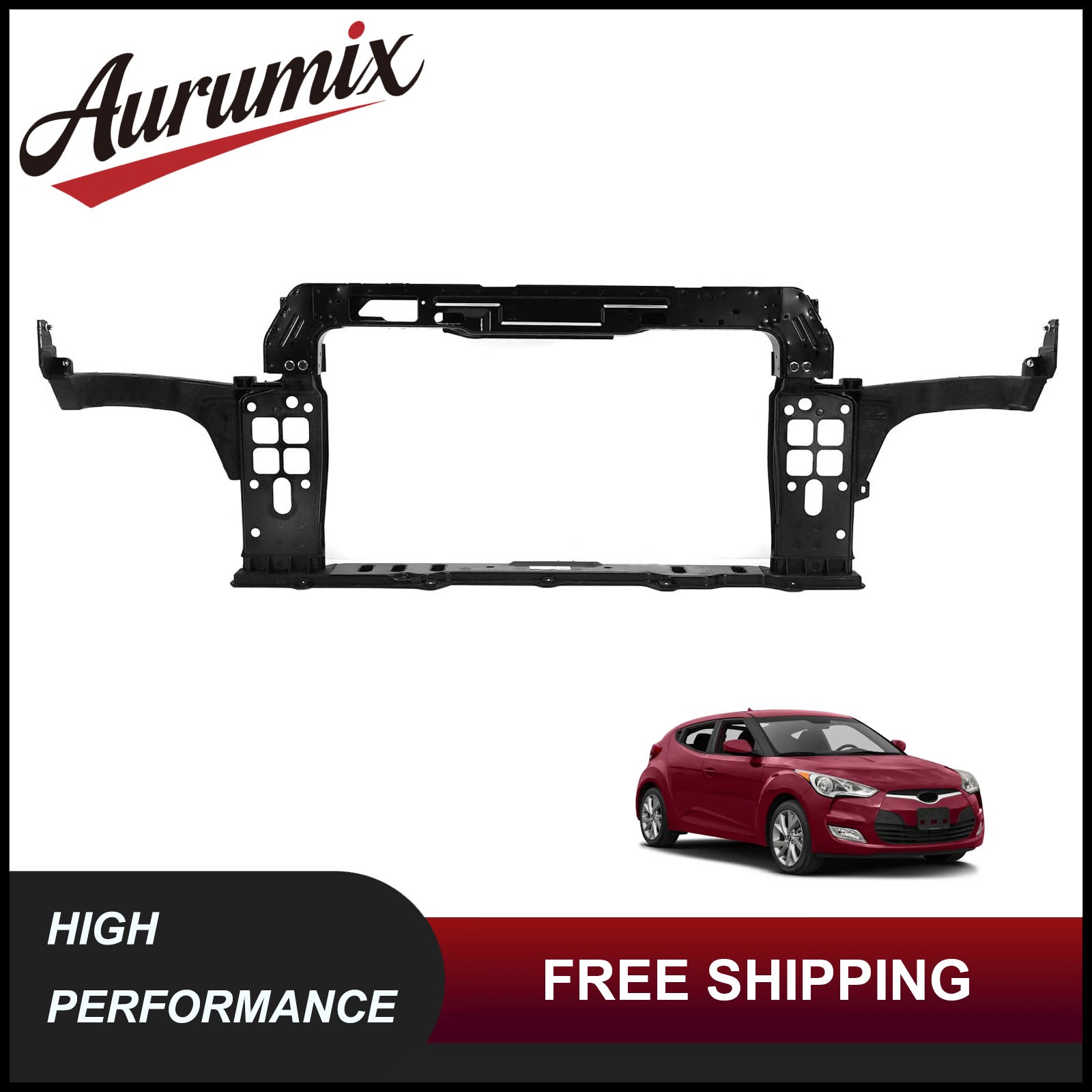 Radiator Support Core Fits 2014-2017 Hyundai Veloster HY1225186 641012V011 Radiator Support Core Fits 2014-2017 Hyundai Veloster HY1225186 641012V011