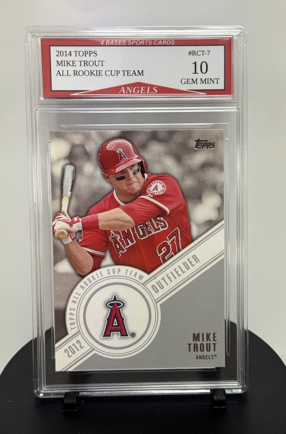 2014 Topps Mike Trout L.A. Angels All Rookie Cup Team Card #RCT-7 2014 Topps Mike Trout L.A. Angels All Rookie Cup Team Card #RCT-7