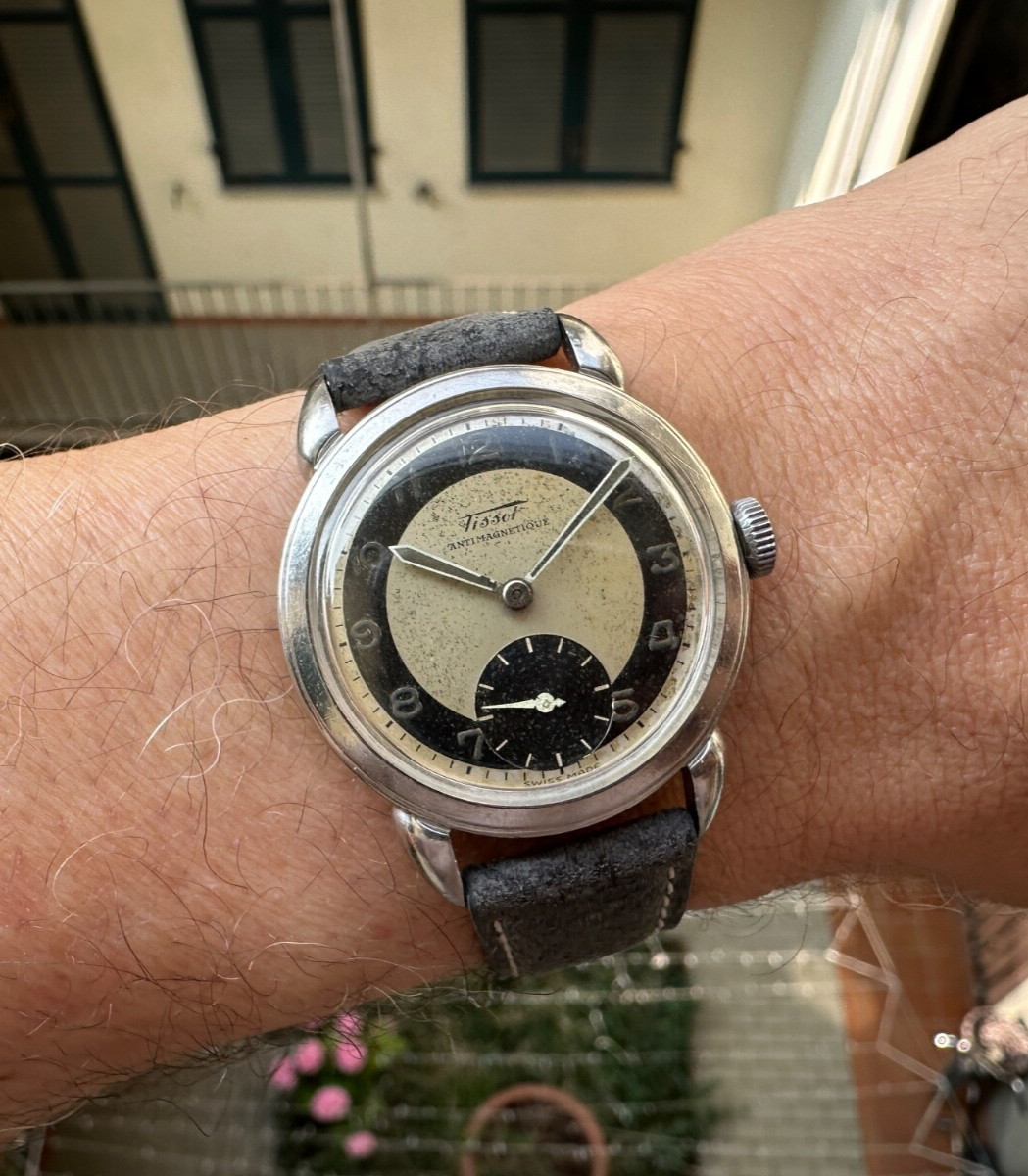 Tissot 6801-3 Vintage 1950/51 Cal. 27-1T 15J Antimagnetic Bullseye 32mm